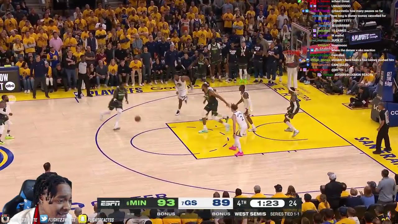FlightReacts To #6 TIMBERWOLVES at #7 WARRIORS | FULL GAME 3 HIGHLIGHTS | May 10, 2025!