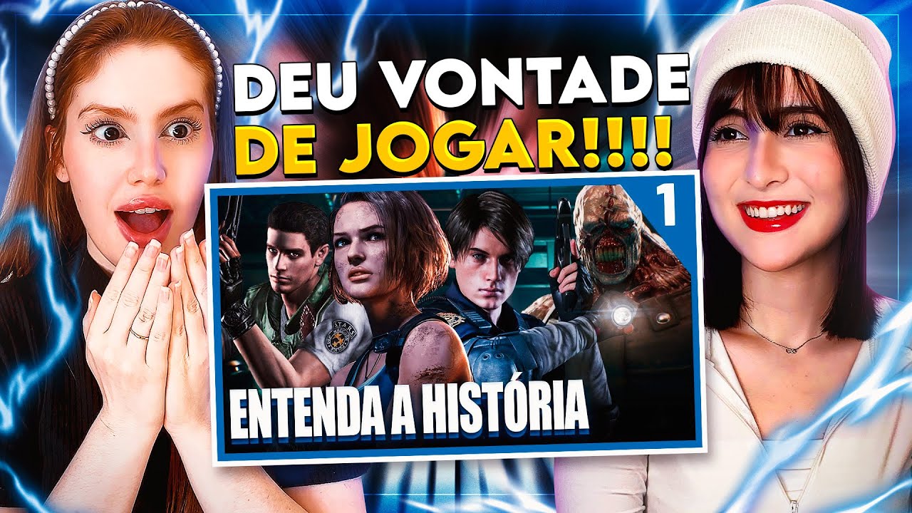 REACT | Saga Resident Evil | Entenda a História dos Games | PT. 1 (Canal PeeWee) | CR Reacts
