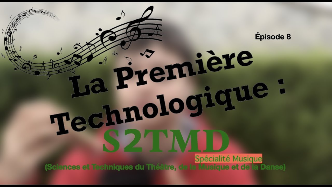 La Première S2TMD Musique (Sciences et Techniques du Théâtre, de la Musique et de la Danse)