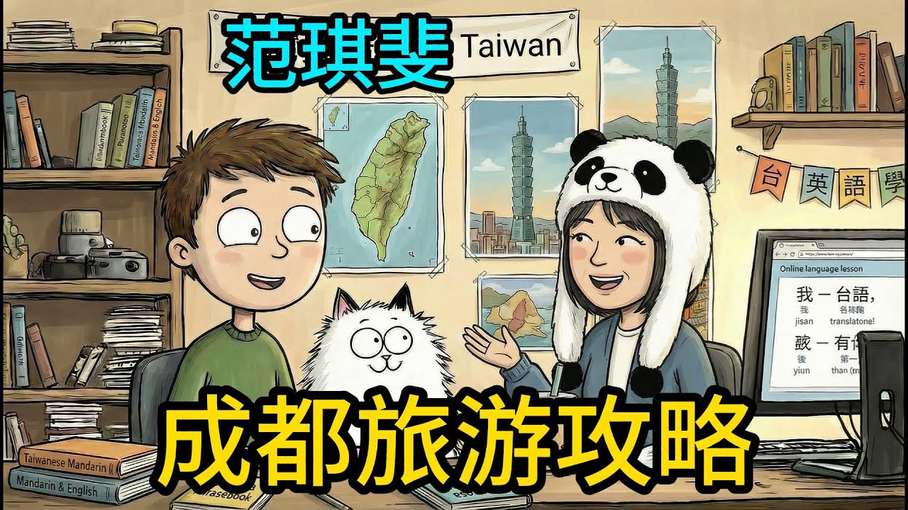 范琪斐報道了30年大陸，原來沒去過，就做成都旅遊攻略吧 #taiwan #熱門 #台湾 #海外華人 #旅游 #成都 #成都街拍