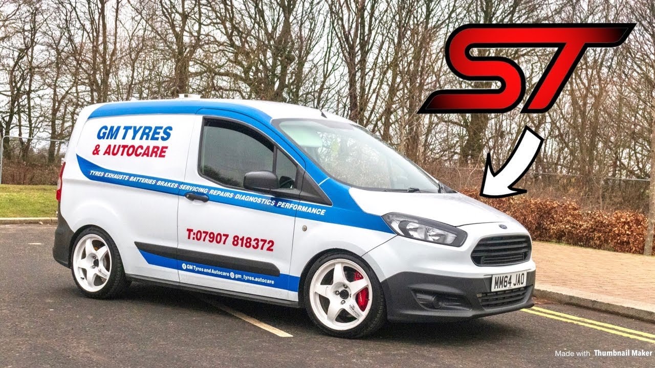 Двигатель заменен на фургоне Fiesta ST Daily Work Van мощностью 350 л. с.