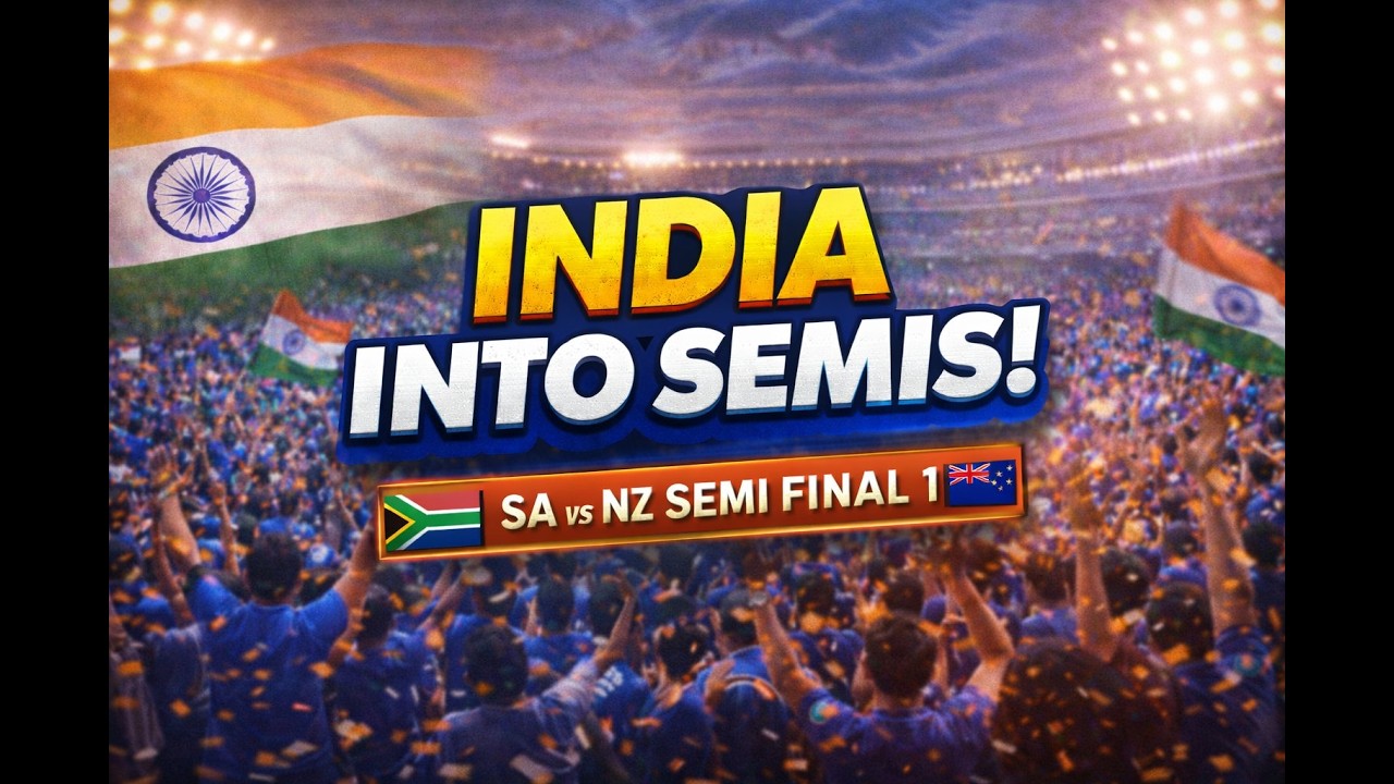 India Cruise Into Semi Finals! 🏏 + SA vs NZ Semi Final Preview
