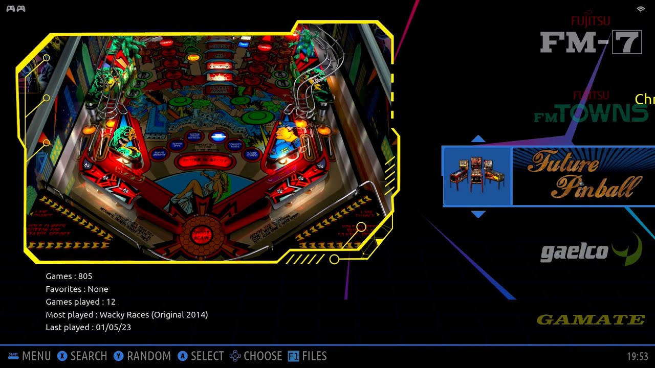 Batocera 36 + Future Pinball - Indiana Jones Ultimatum Zed 1.2