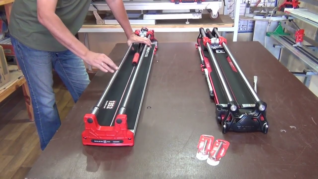 БАТЛ! Режем плитку плиткорезами Rubi HIT-1200 Plus и Shijing 1352 длиной 1200 мм. Кто победит?