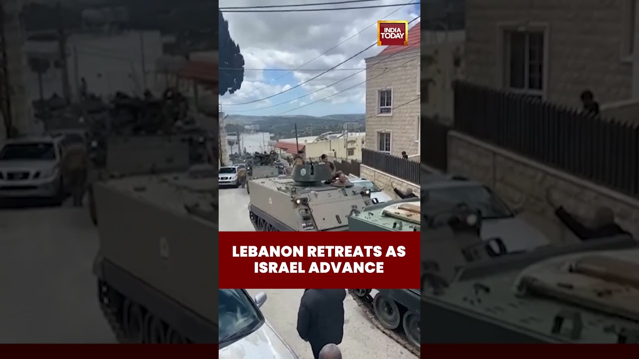 Lebanese Army Withdraws as Israel Advances | #lebanon #israelstrikes