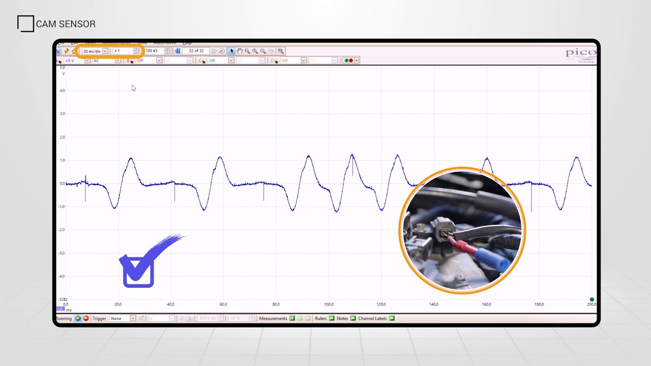 Interpreting Position Sensor Waveforms