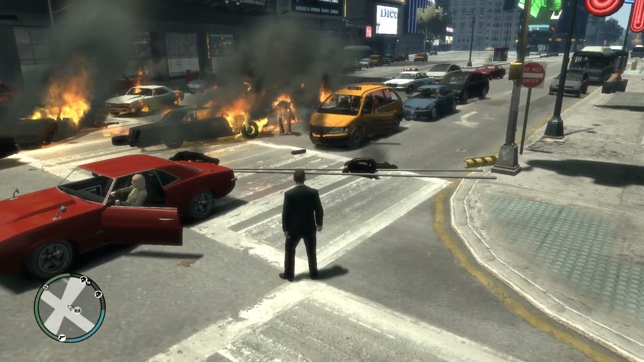 GTA IV - 3 minutes of GTA Fireworks Happy New Year