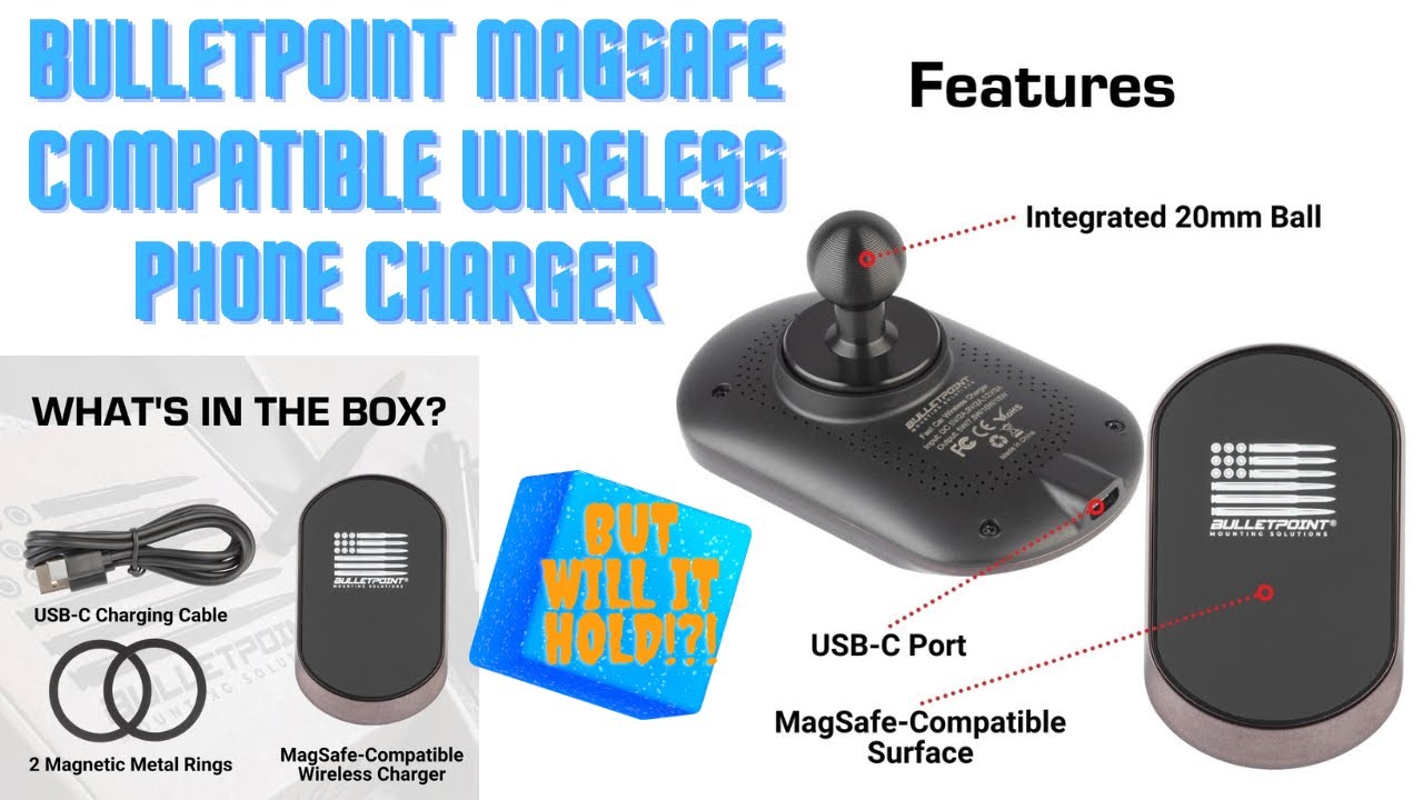 Беспроводное зарядное устройство для телефона Bulletpoint MagSafe