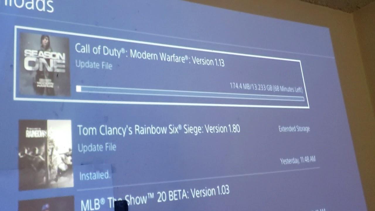 CALL OF DUTY MODERN WARFARE PATCH VERSION 1.13 PS4 PLAYSTATION 4 1/22/2020