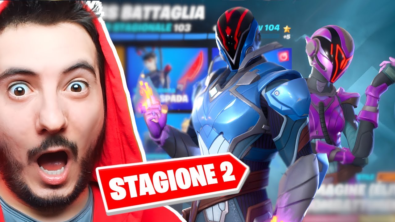 PAZZOX REAGISCE AL NUOVO PASS BATTAGLIA STAGIONE 2 😱 Fortnite