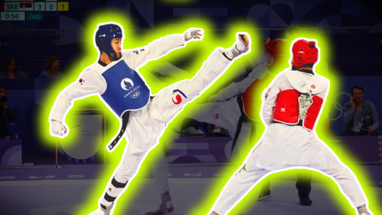 Taekwondo Fight Analysis: Strategy and Techniques Explained (Tae Joon Vs Jendoubi Olympic 2024)