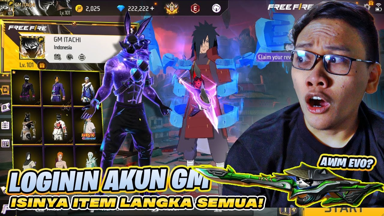SEWA AKUN GM ITACHI! GW NEMU ITEM DAN SKIN LANGKA DI VAULTNYA CUY! GILA LENGKAP BANGET AKUNNYA!