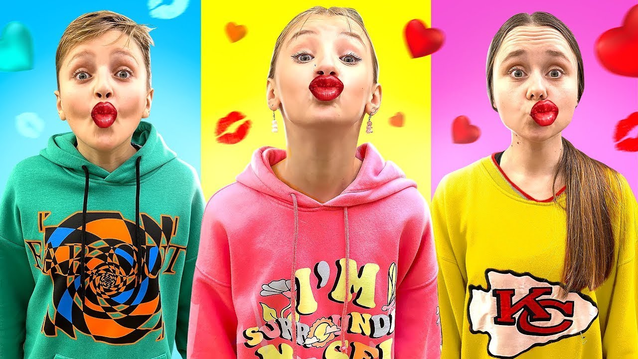 Kto najlepiej całuje? 💋 Cukierki prawdy dla Nicole i jej przyjaci&oacute;ł | Zabawne wyzwanie