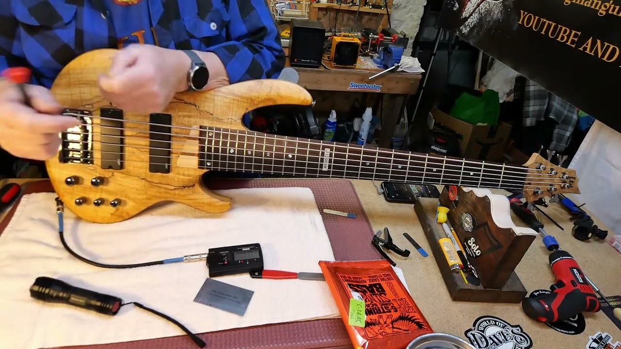 LTD B206SM 6 String Bass Full Setup EP308