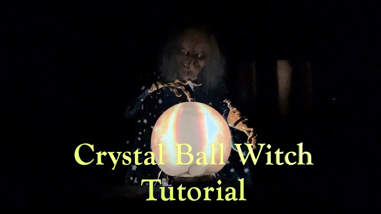 Super Easy Crystal Ball Witch DIY Tutorial