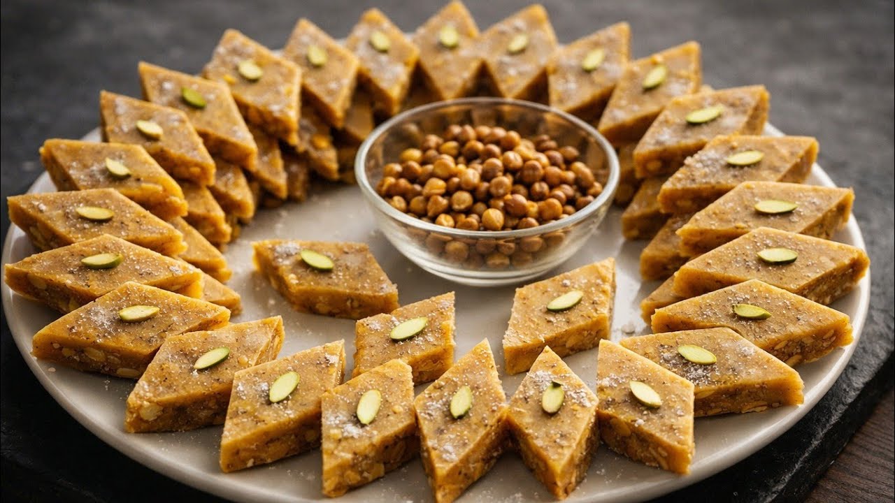 1 कटोरी चने से बनाएं इतनी सारी मिठाई | आसान देसी रेसिपी #sweet #explore #recipe #food #youtubeshorts