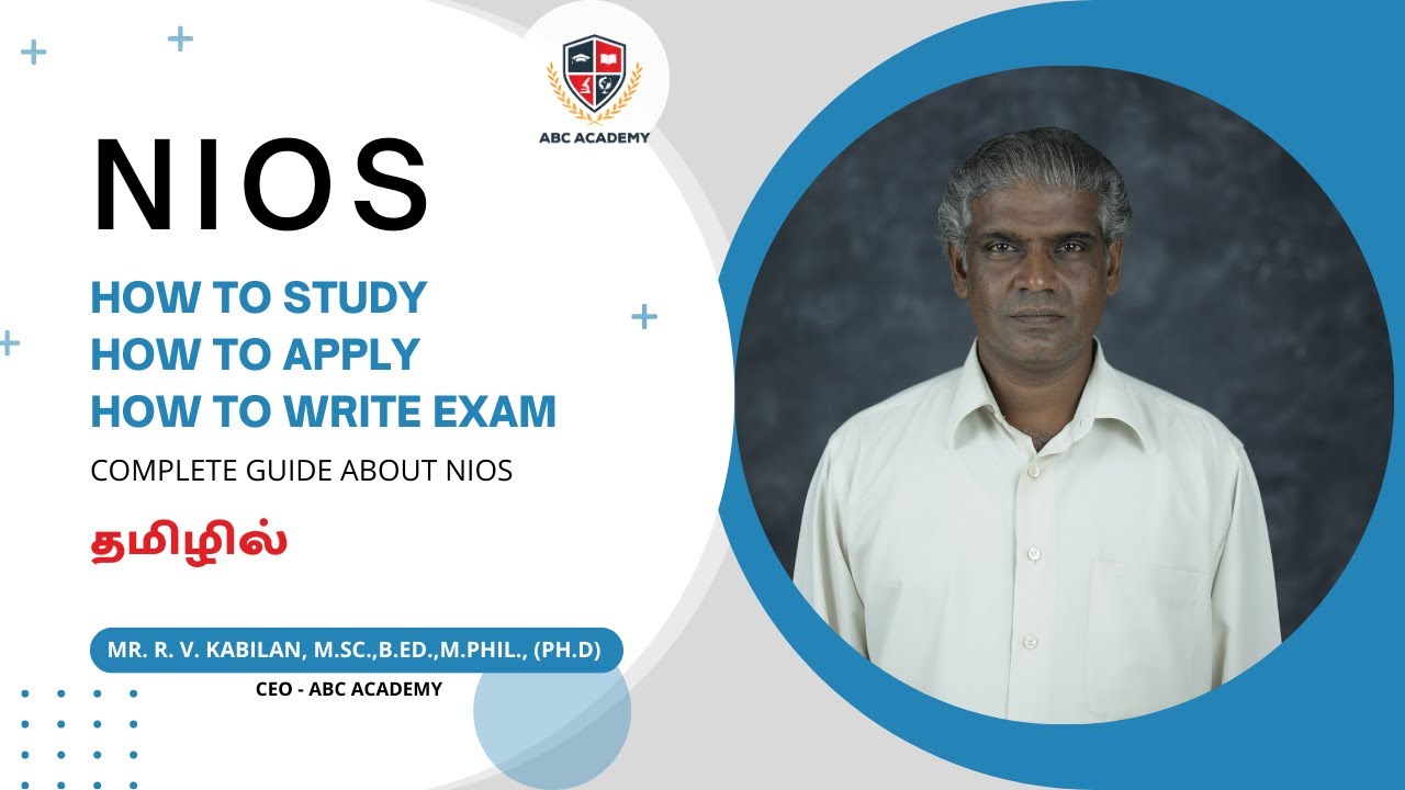 NIOS - Fully Explained in Tamil , How where when to apply NIOS