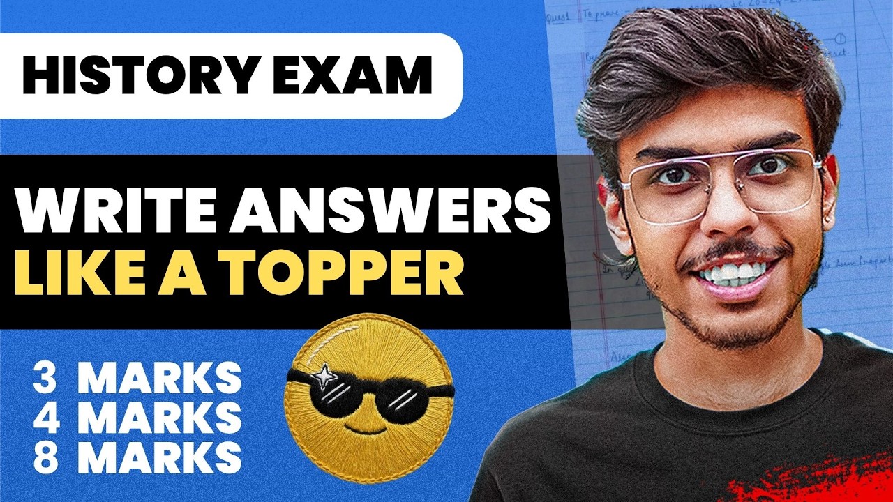 Write Perfect Answers in History Board Exam 📝🔥 2026