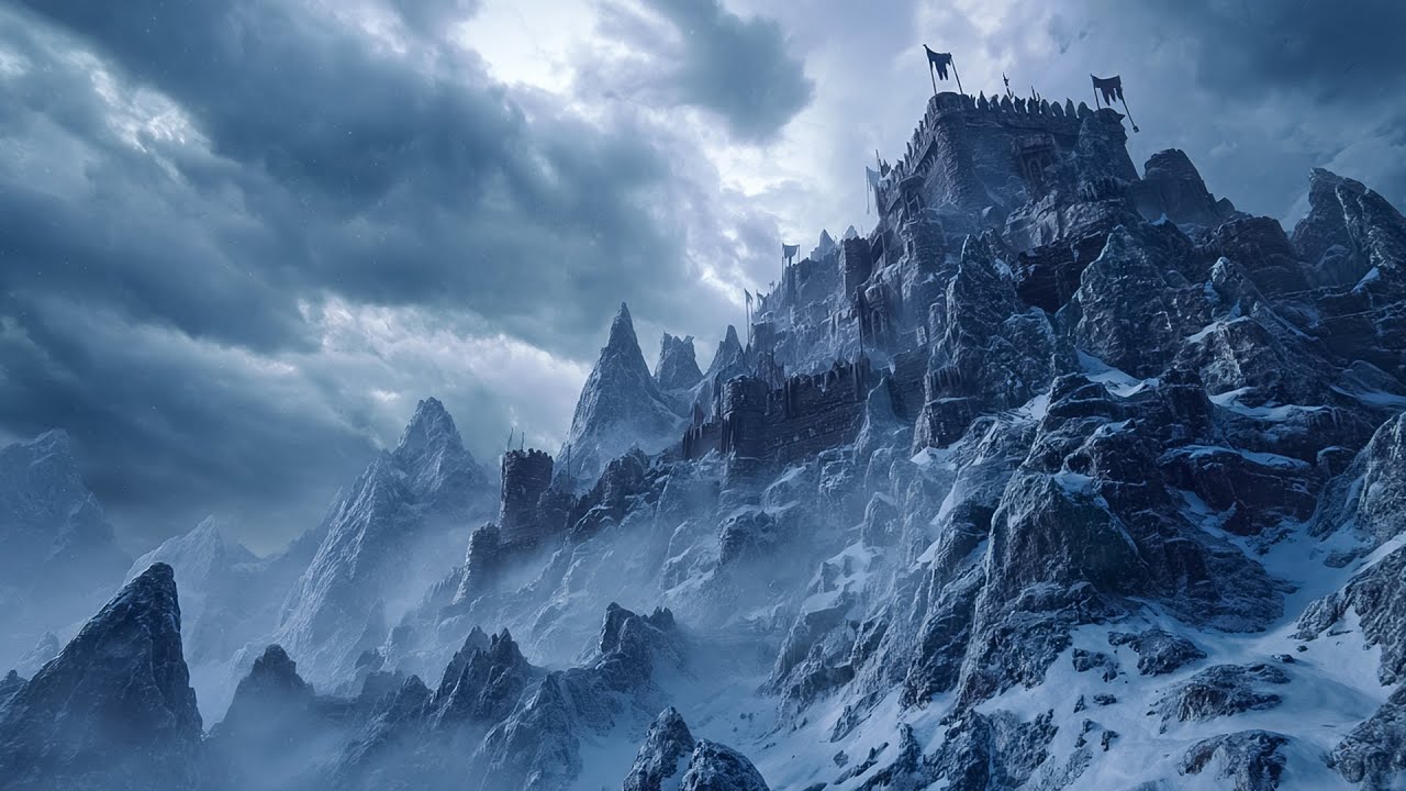 Still Winter Nights in Medieval Villages | Calm Celtic Music for Sleep & Relaxation
