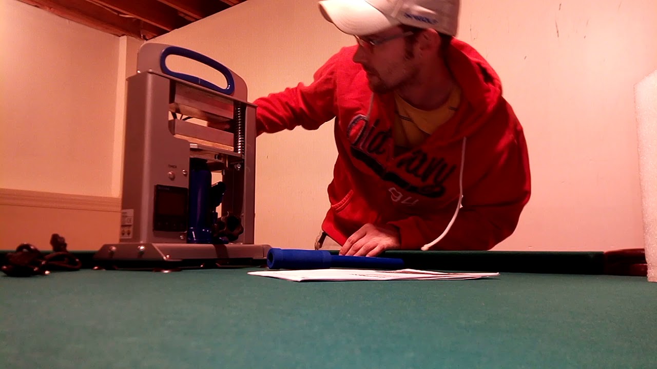 Unboxing dhp7 rosin press from dulytek 7 ton manual press