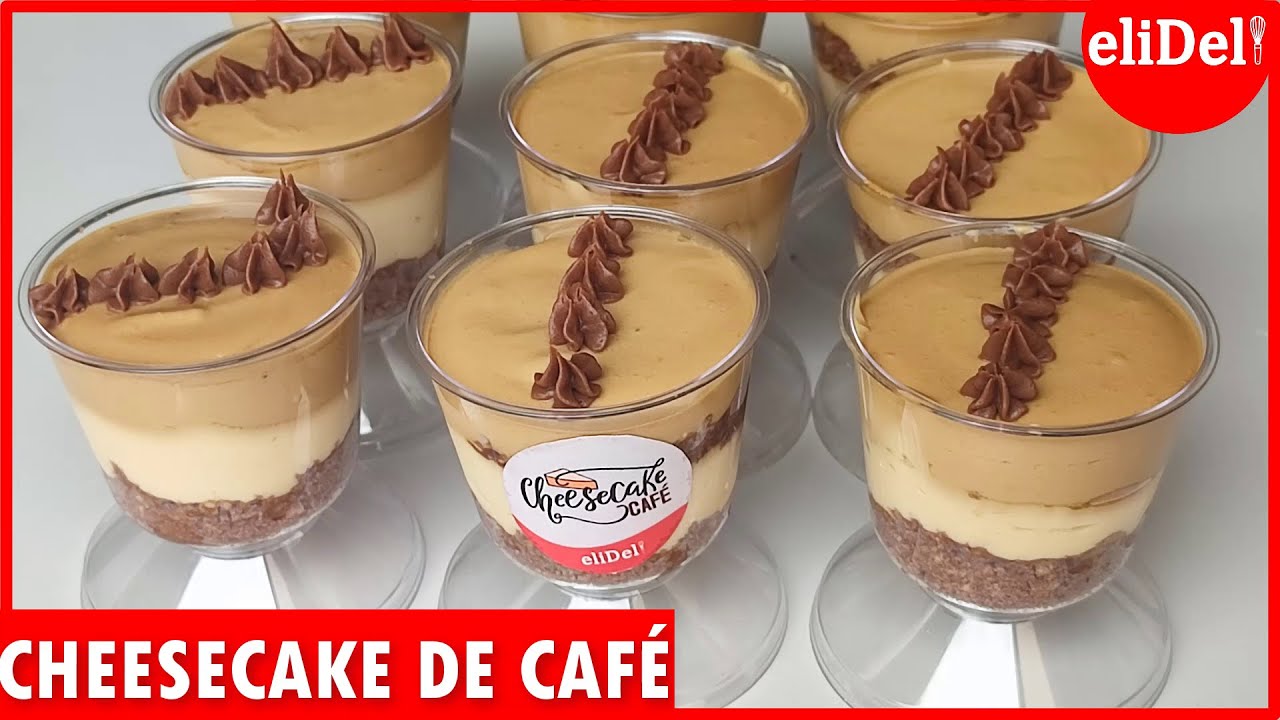 💥SIN HORNO postres faciles para VENDER 🤑dos postres DELICIOSOS CHEESECAKE de CAFÉ🤎 y CHOCOLATE🍫