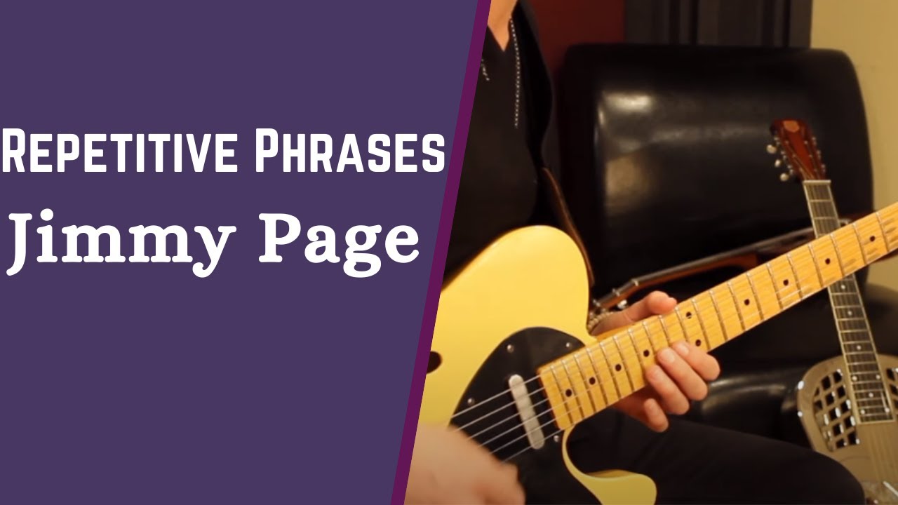 Killer Repetitive Phrases in the Style of Jimmy Page - Lead Guitar Lesson on Classic Licks