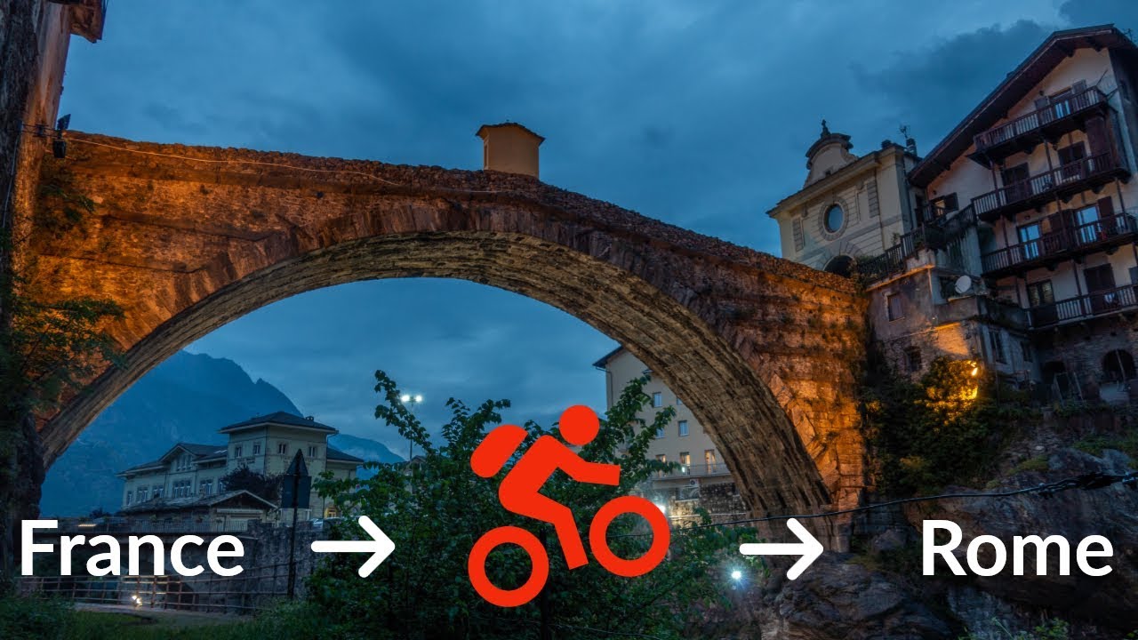 MTB-Fahrrad-Bikepacking von Frankreich nach Rom, Via Francigena Aosta – Lucca Sektion 3