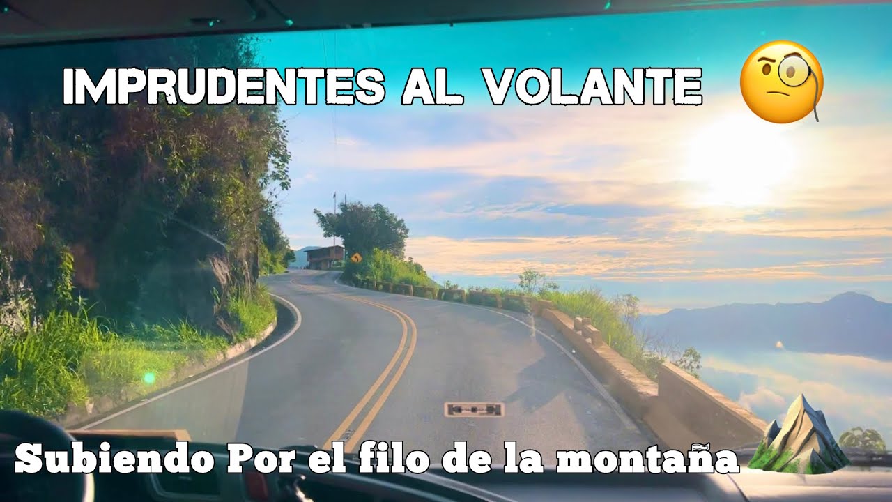 Ruta Medellín a santa Rosa de osos/ subiendo Matasano.