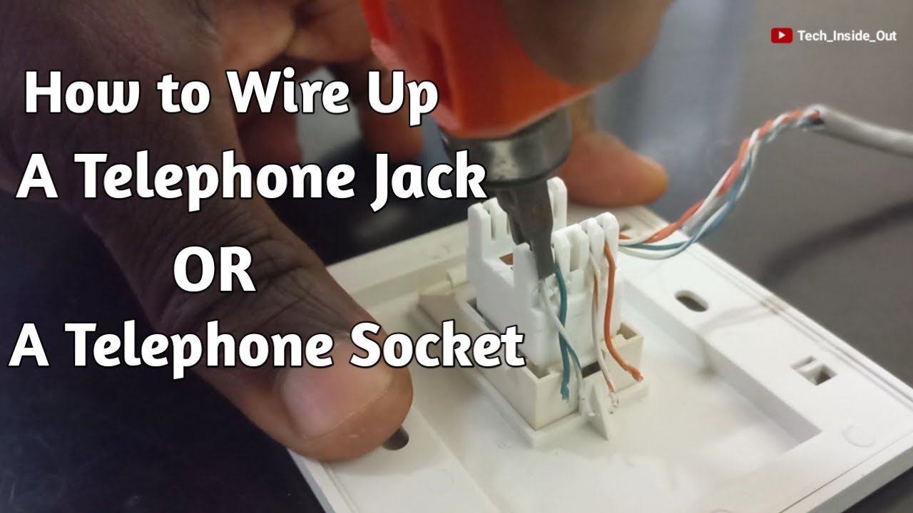 How to connect a telephone socket