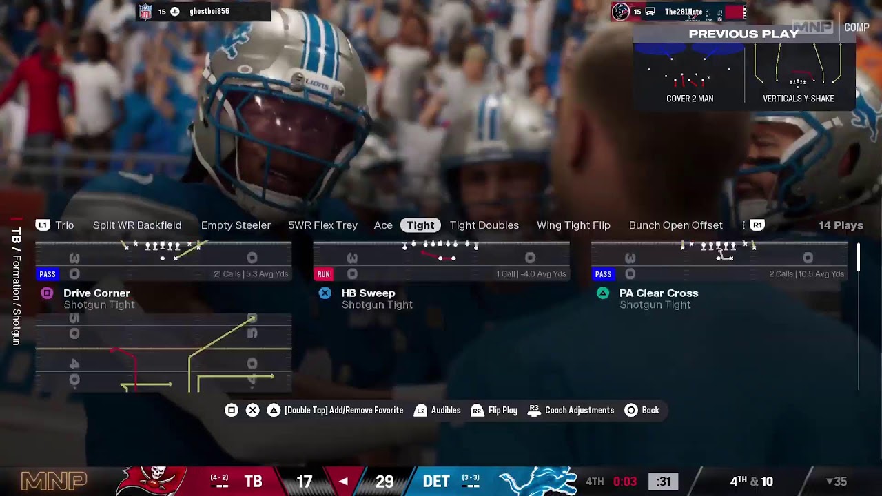 🏈💯👻🏉Bucs VS Lions