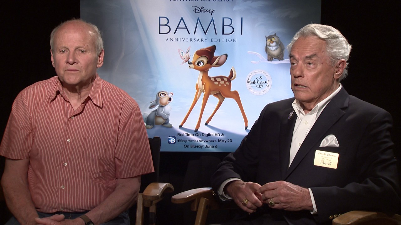 Jimmy Martin talks to the original voices of Bambi and Thumper
