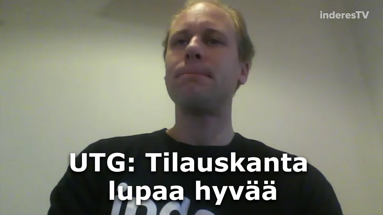 UTG: Tilauskanta lupaa hyv&auml;&auml; jatkolle