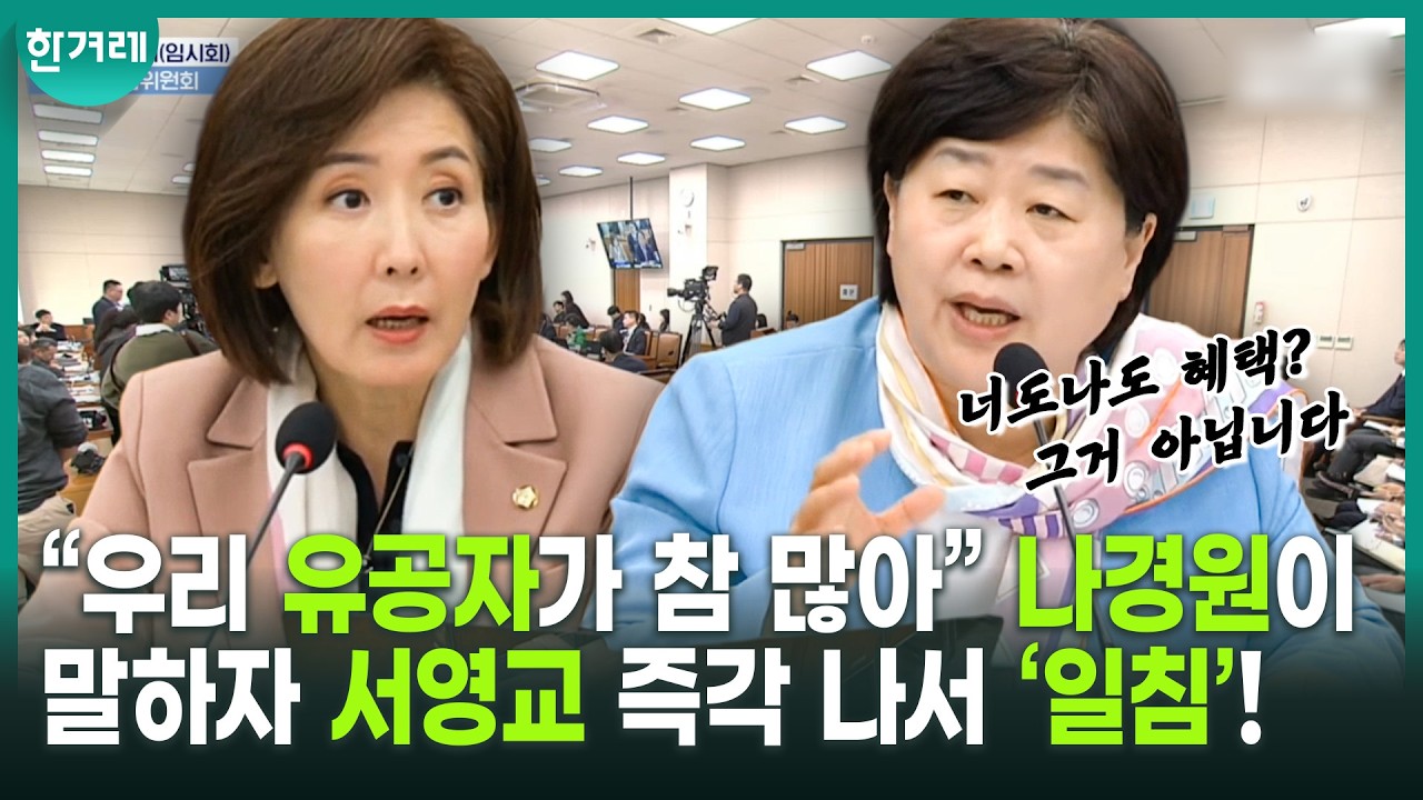 민주화유공자법 추진에 나경원 &ldquo;우리 유공자 참 많아&rdquo; ... 지켜보던 서영교 분노 &ldquo;민주화 운동했다고 다 해당되는 거 아냐&rdquo;