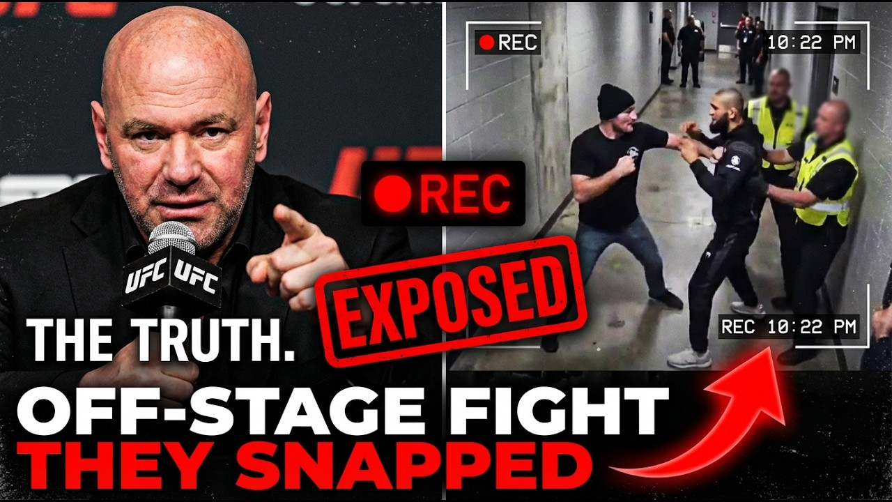 Dana White EXPOSES Strickland & Chimaev's WILD Off-Stage Fight!