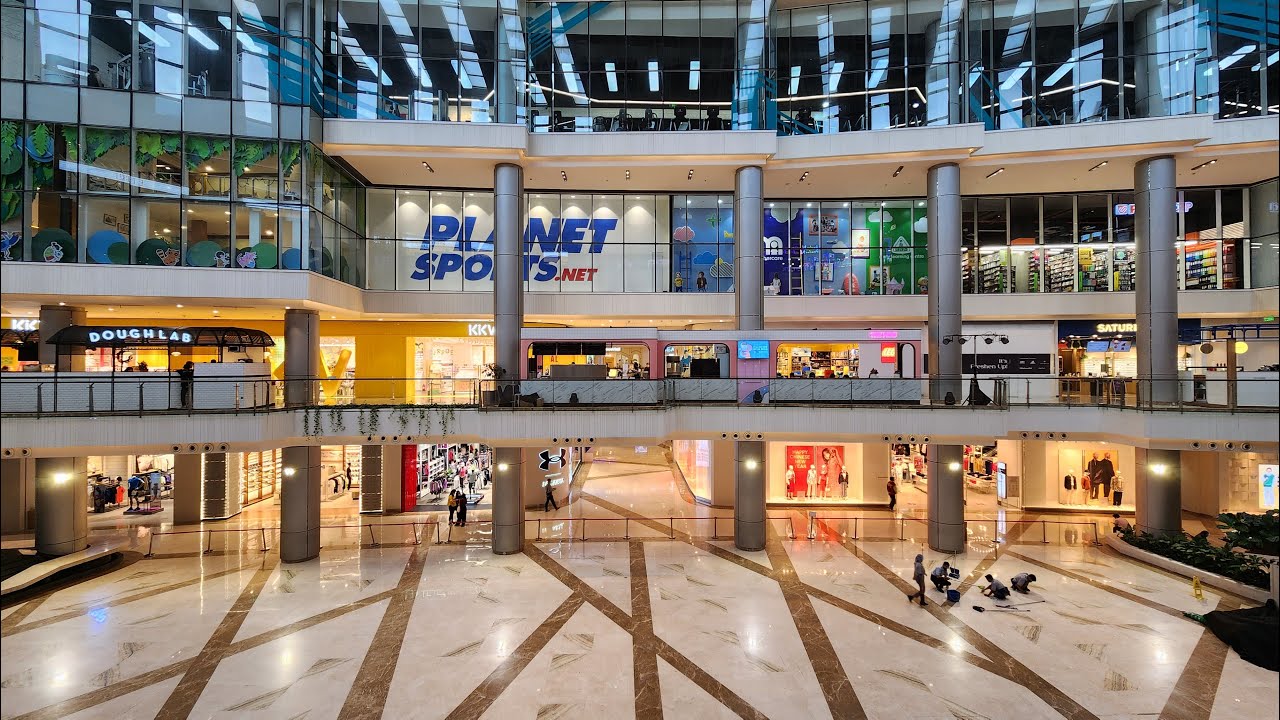 Jakarta City PIK Avenue Mall north Jakarta luxury mall walking tour ambiance walk