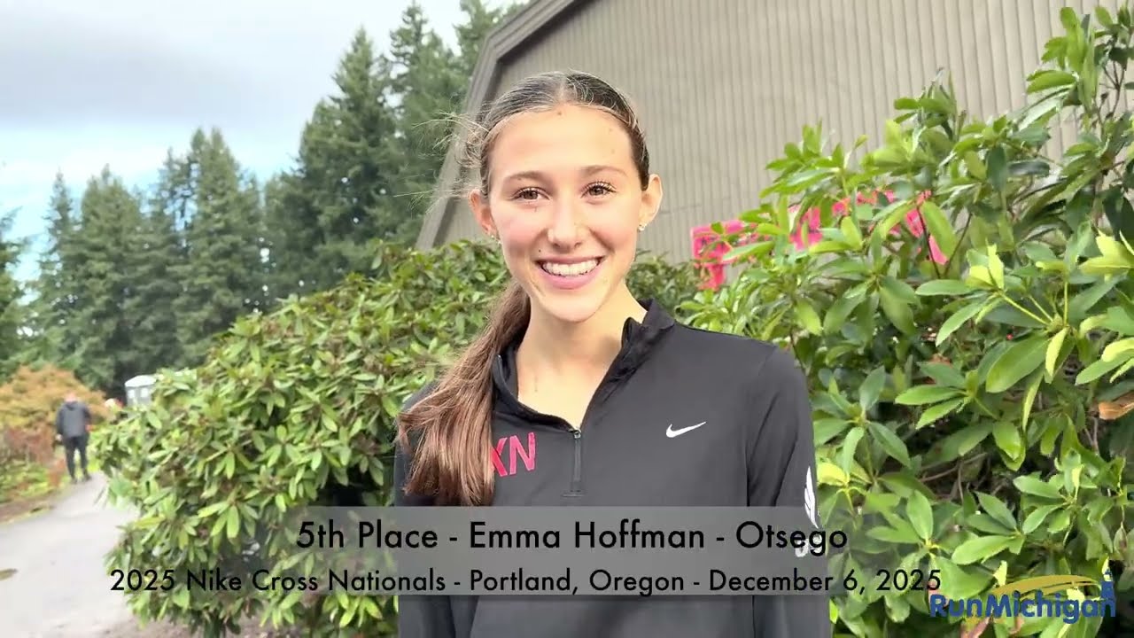 Interview: Emma Hoffman of Otsego at the 2025 Nike Cross Nationals Otsego