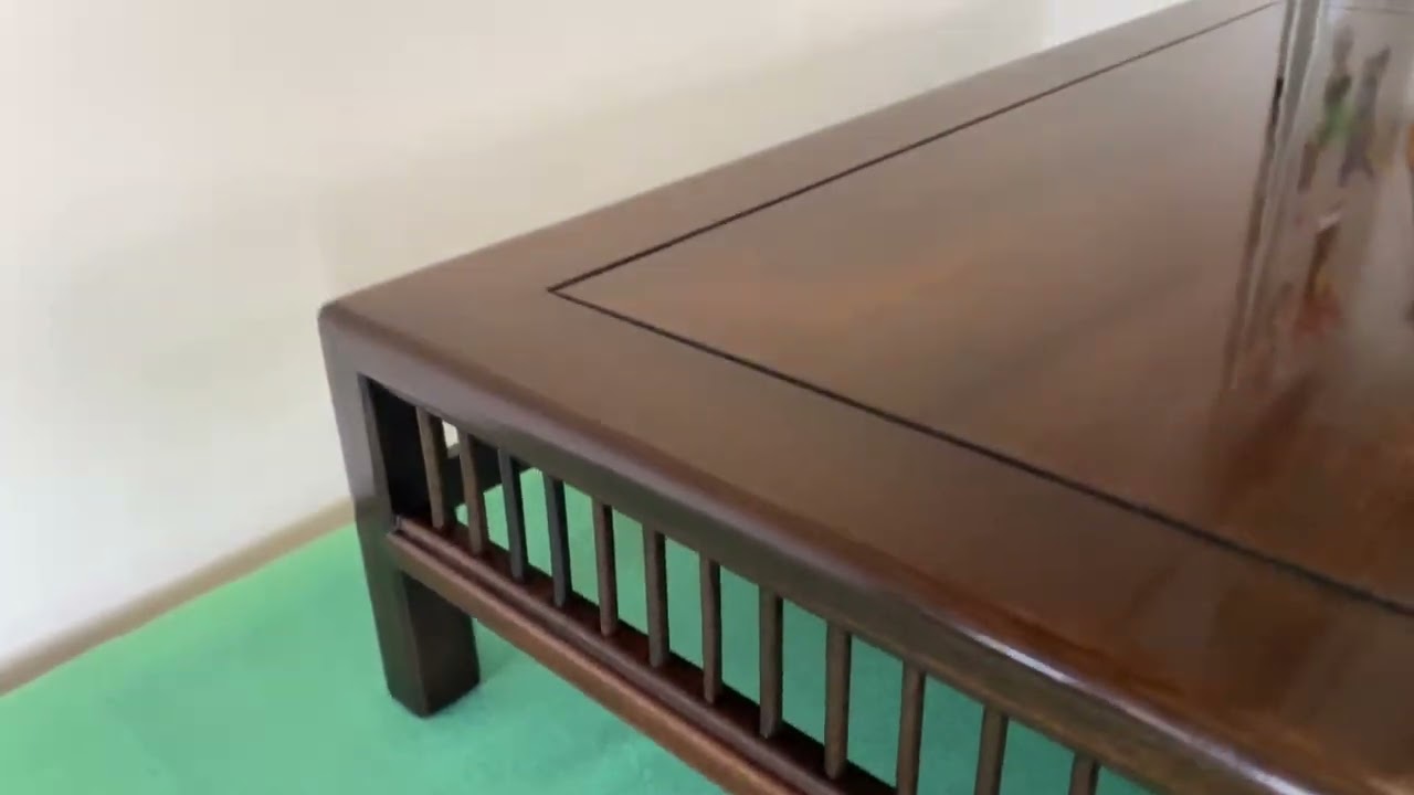 Traditional Japanese bonsai table with &lsquo;sticks&rsquo;