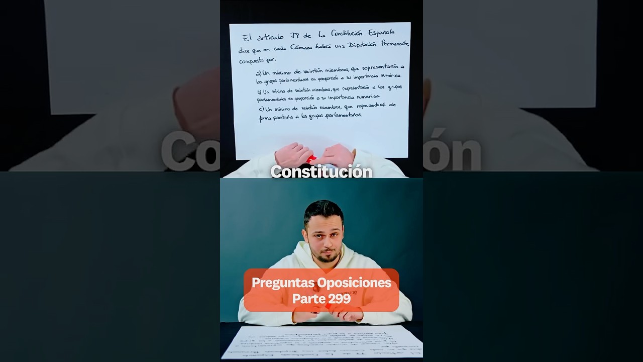Pregunta de examen Constituci&oacute;n &iquest;eres capaz de acertarla?