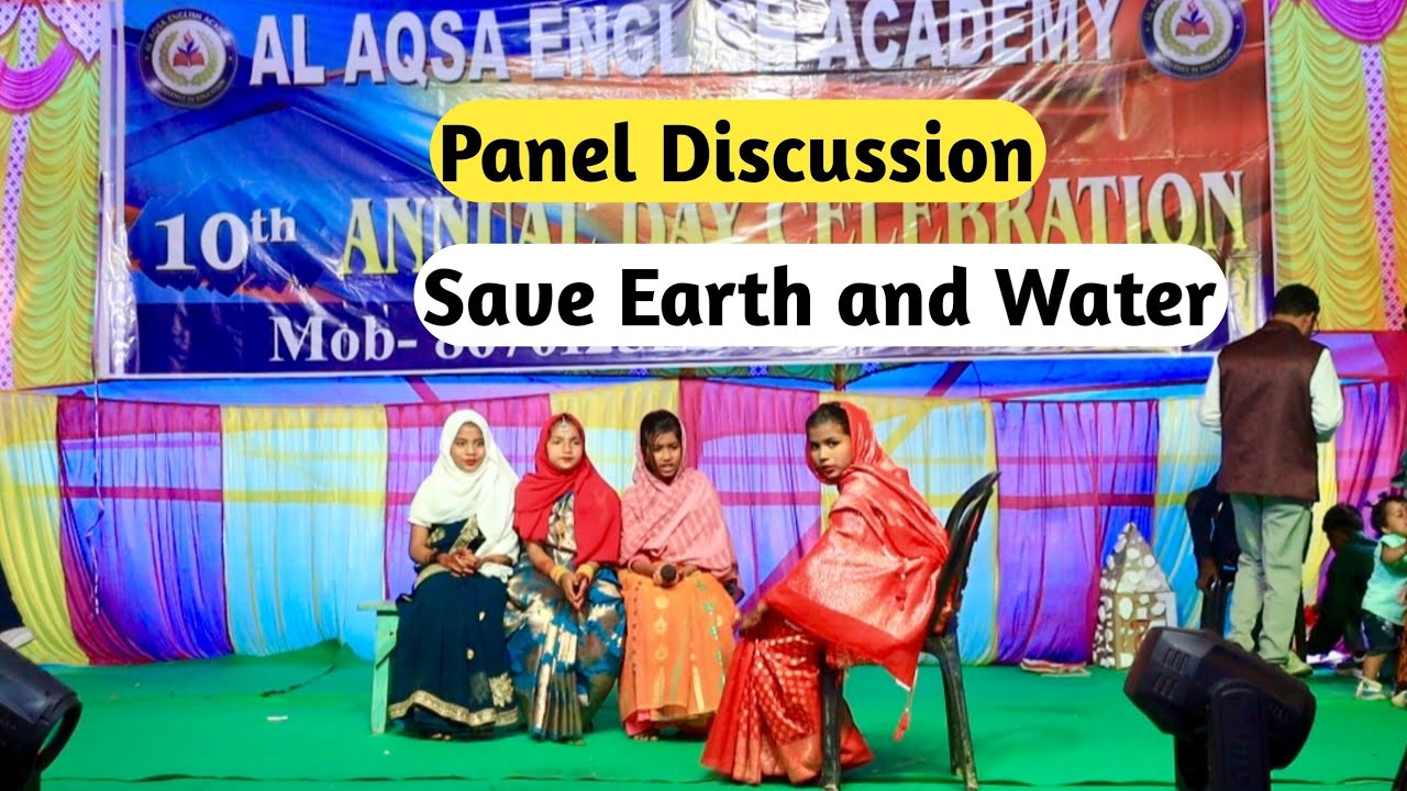 A panel discussion in English - Save the earth | Al Aqsa English Academy | Annual function 2k26 