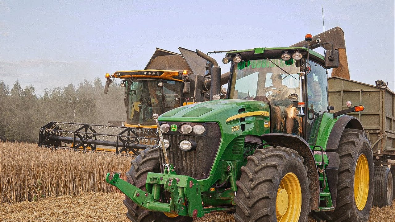 🇵🇱 Zniwa 2023 w Gr Podufalski! ✓ New Holland Cx 5.80 ✓ John Deere 7730 ✓