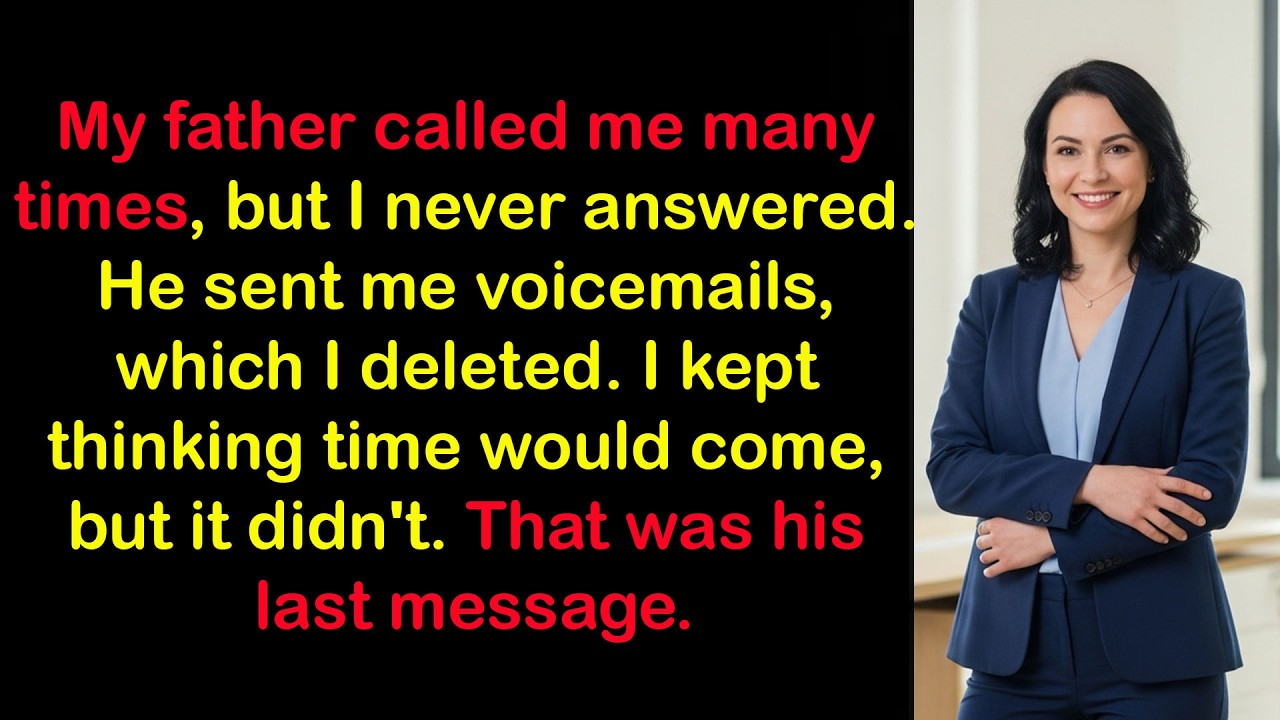 I Deleted My Father’s Voicemail Without Listening — It Was His Last Call