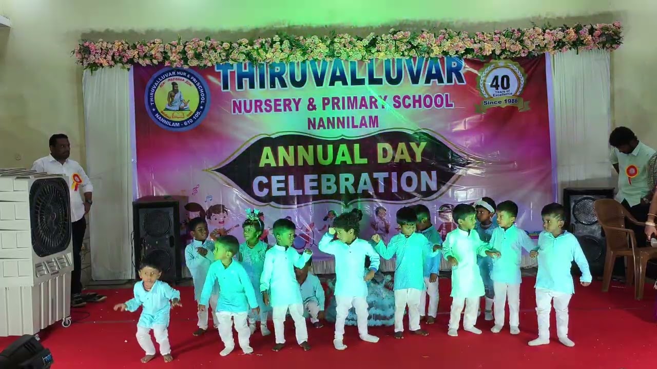 THIRUVALLUVAR SCHOOL NANNILAM. 40 th YEAR. 2026. LKG D