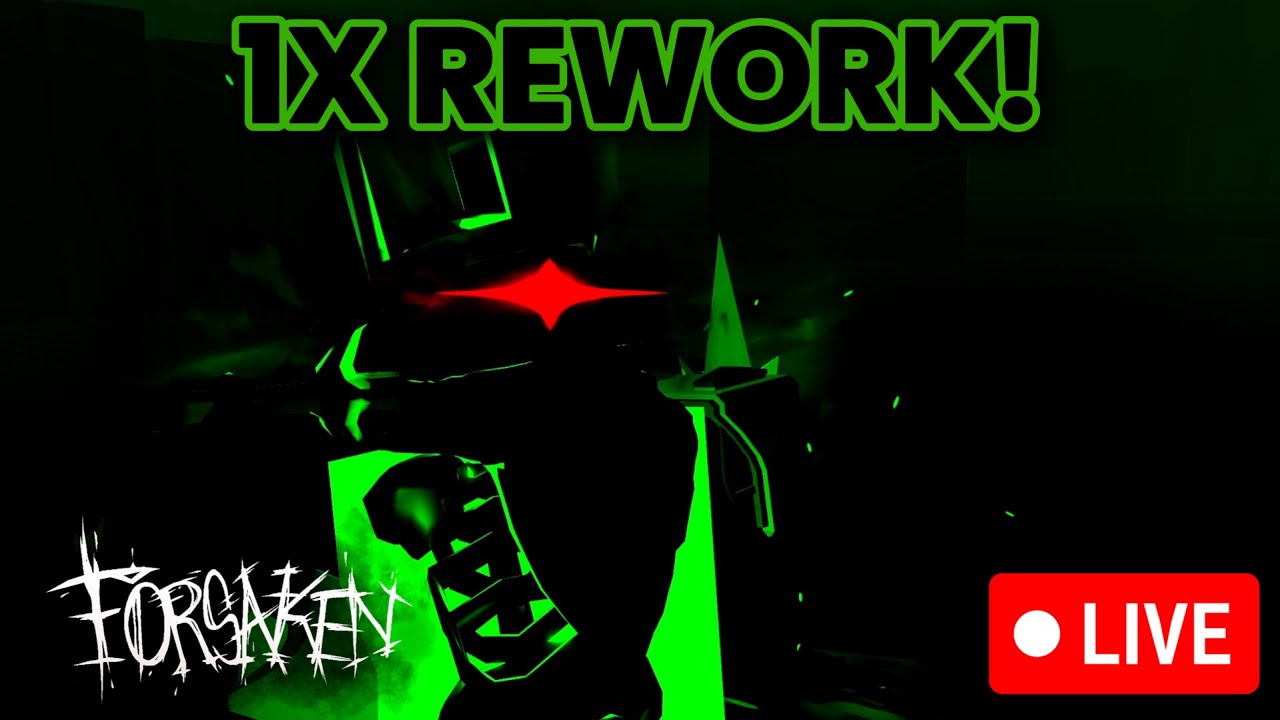 🔴 Playing The NEW 1X REWORK Update On Roblox Forsaken with VIEWERS! (LIVE)