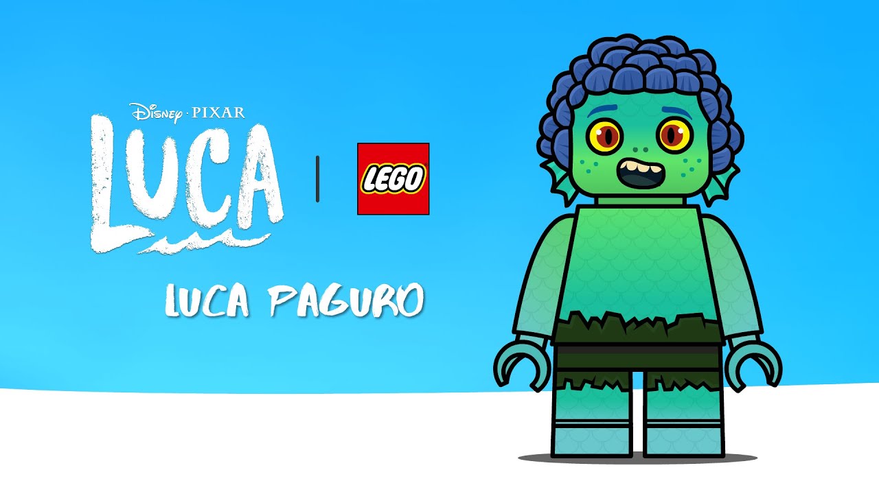 How To Draw Luca Paguro (Sea Monster) | Draw LEGO Luca Paguro #LEGO #Luca #coloringbook