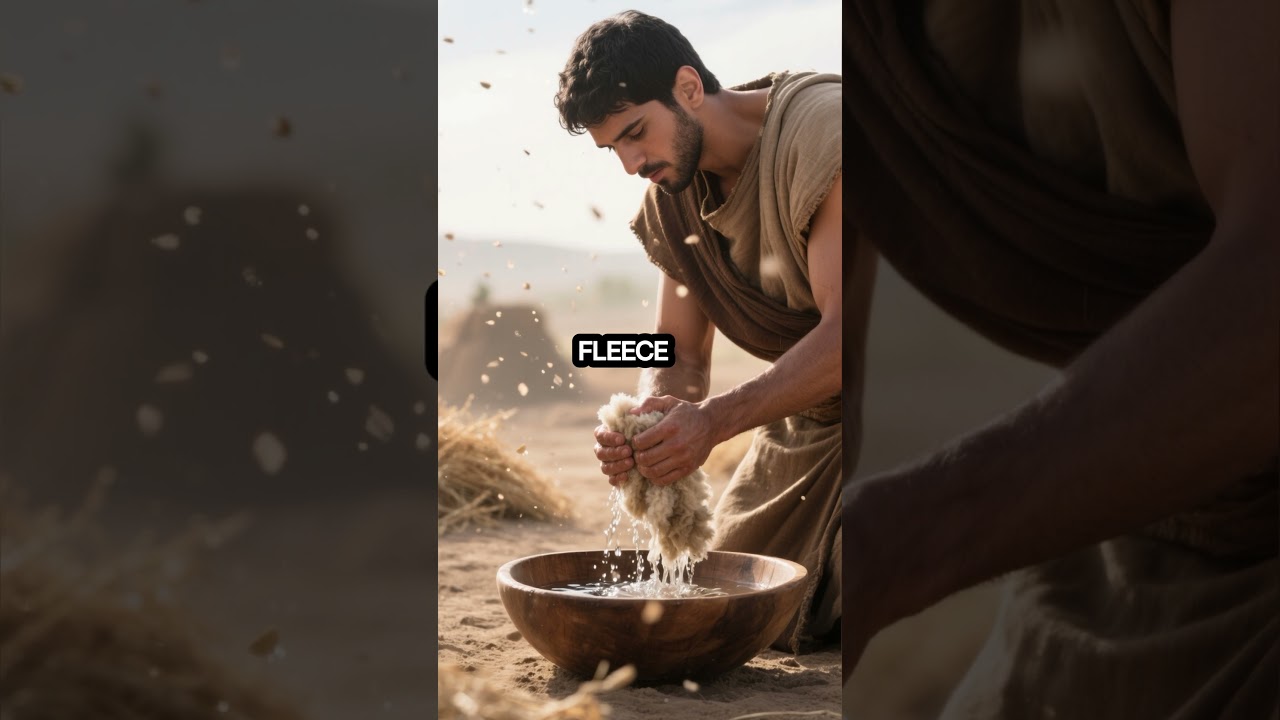 Gideon&rsquo;s fleece test  #BibleStories #ChristianAnimation