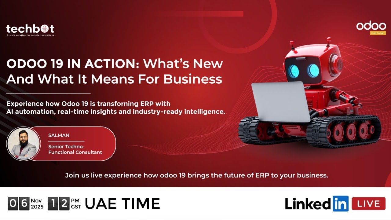 Odoo 19: Digital Transformation, Automation & E-Invoicing for UAE Businesses