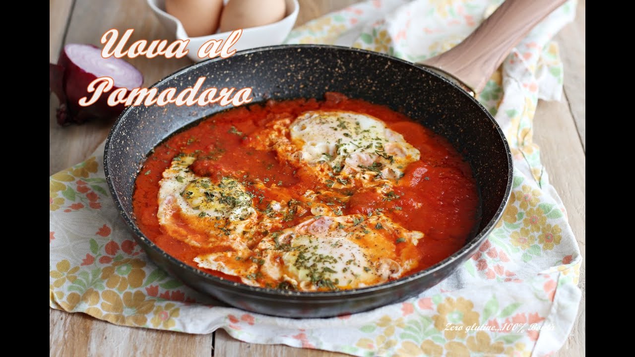 Uova al pomodoro, un secondo gustoso ed economico.