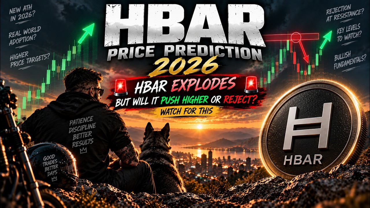 ПРОГНОЗ ЦЕНЫ HBAR НА 2026 ГОД 🚨 HBAR ВЗЛЕТАЕТ: БУДЕТ ЛИ РОСТ ПРОДОЛЖАТЬСЯ ИЛИ ЖДАТЬ ОТКАТА? ОБРАТ...