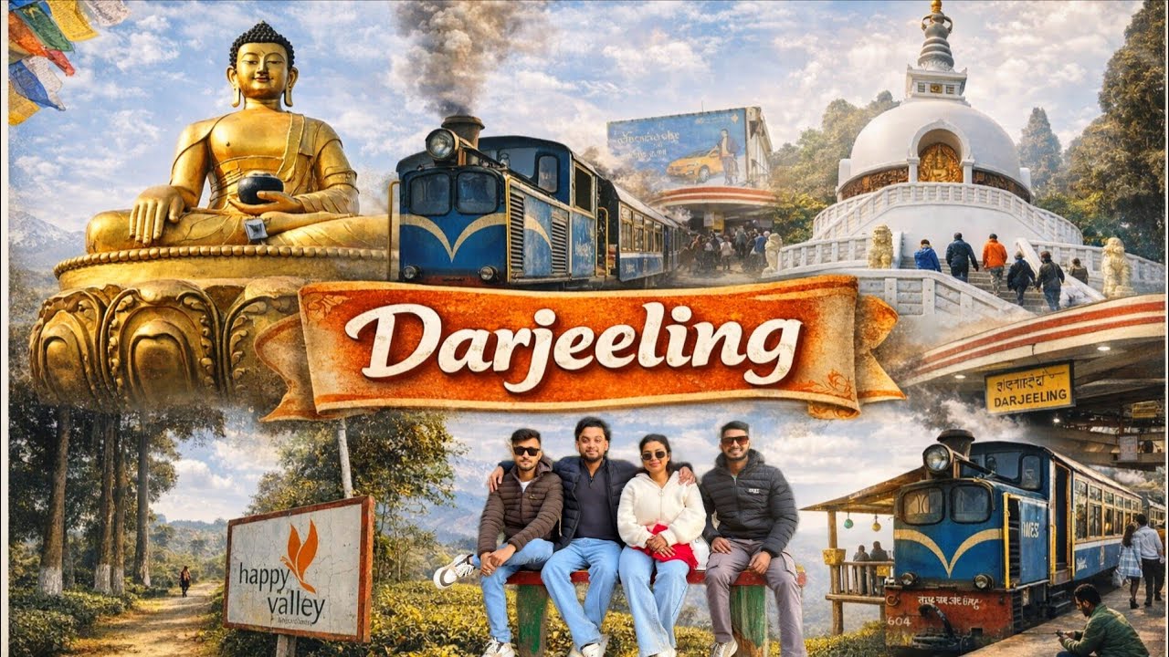 Darjeeling in 4K: Tea Gardens, Toy Train & Mountain Magic 