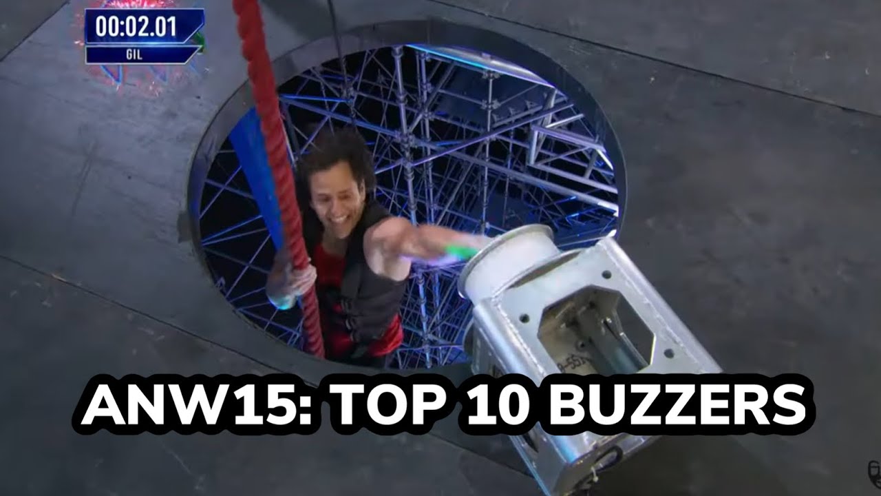 Top 10 Buzzers of American Ninja Warrior Season 15 | Ninja Capital